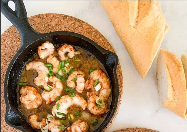 Gin-Infused Prawn Poppers