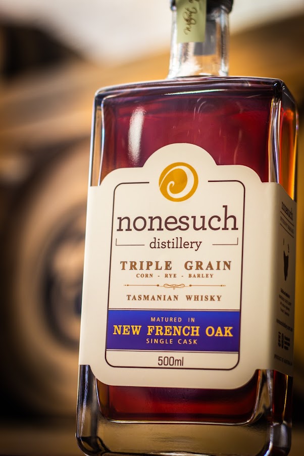 Nonesuch Triple Grain Tasmanian Whisky at the distillery