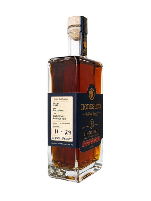 Cask Strength Single Malt - 6 Year Pinot Noir Cask